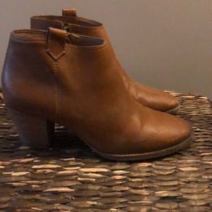 Madewell Original Booties (Chestnut | Size: 8.5)